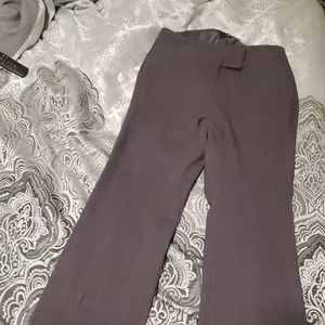 Gray striped dress pants